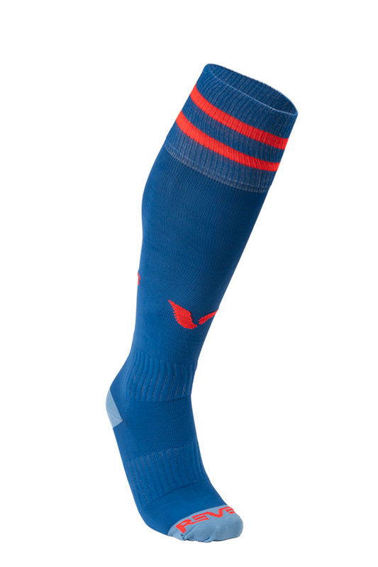 Long Striped Sock Blue