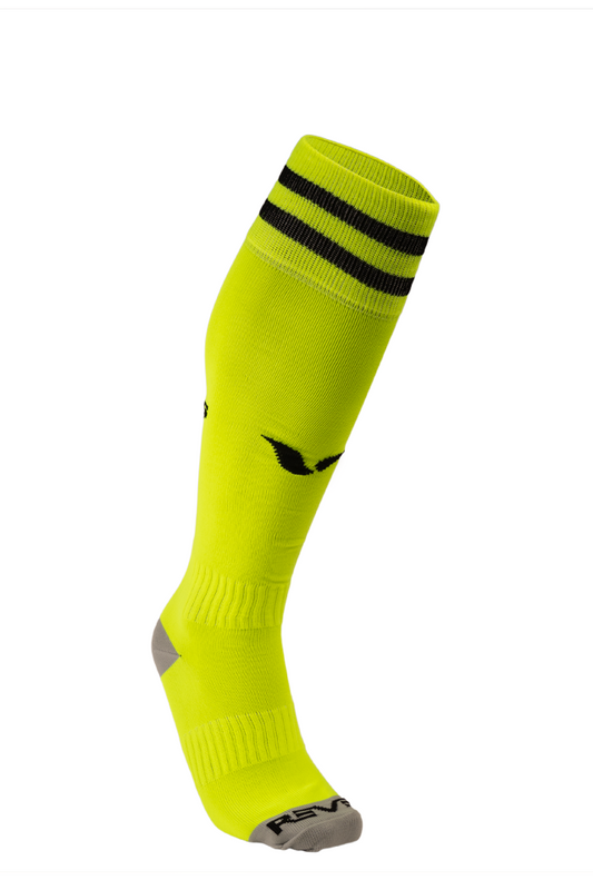 Long Striped Sock Fluo Lime
